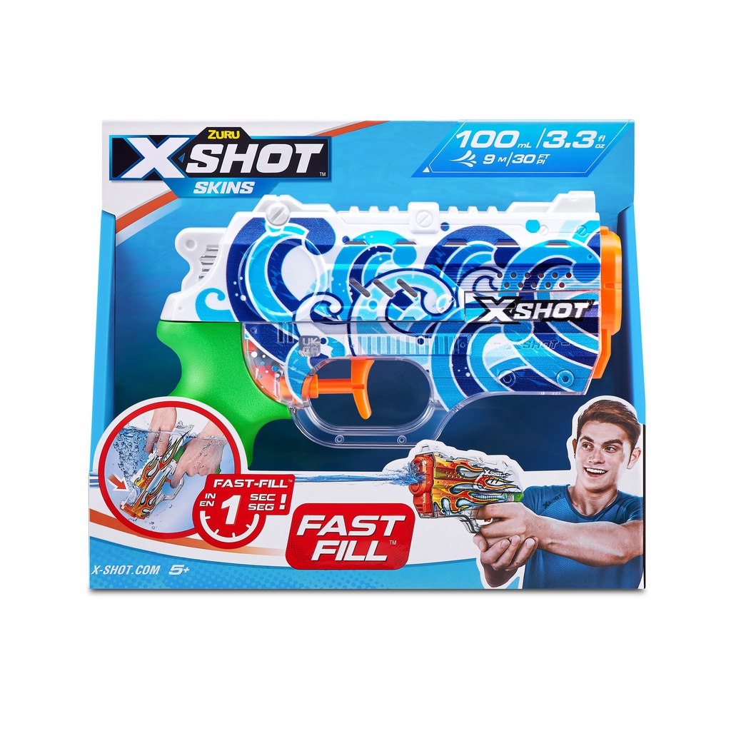 X-Shot Water - Fast-Fill Skins Nano Wasserblaster