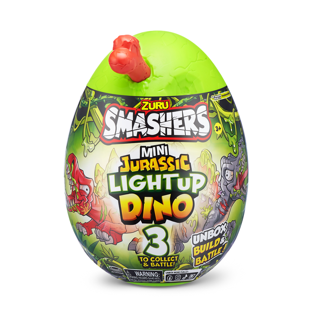 Smashers - Jurassic Light Up Dino Ei Mini