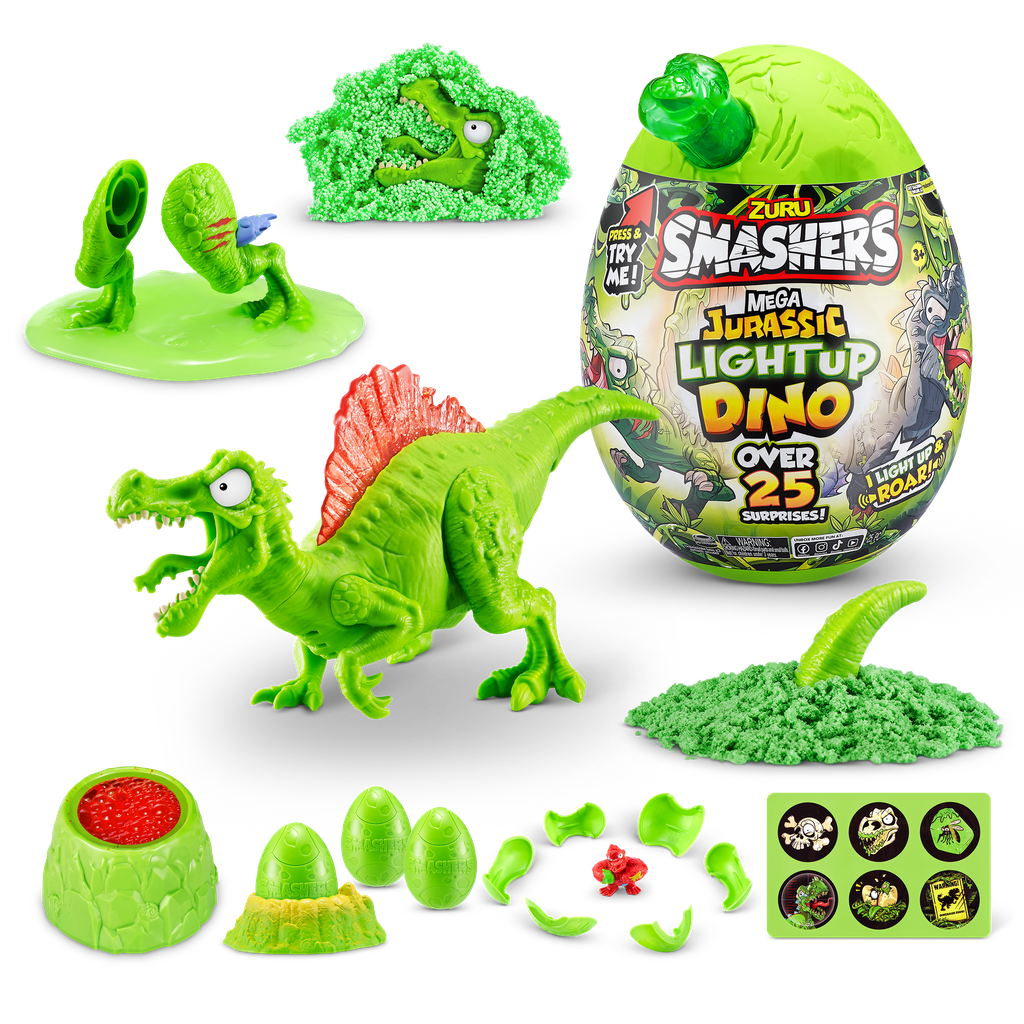 Smashers Mega Jurassic Light Up Dino Egg