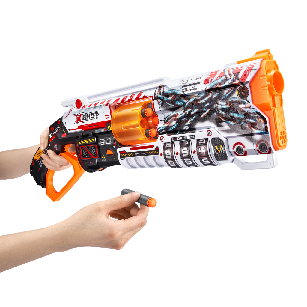 X-Shot - Skins Lock Blaster with Darts