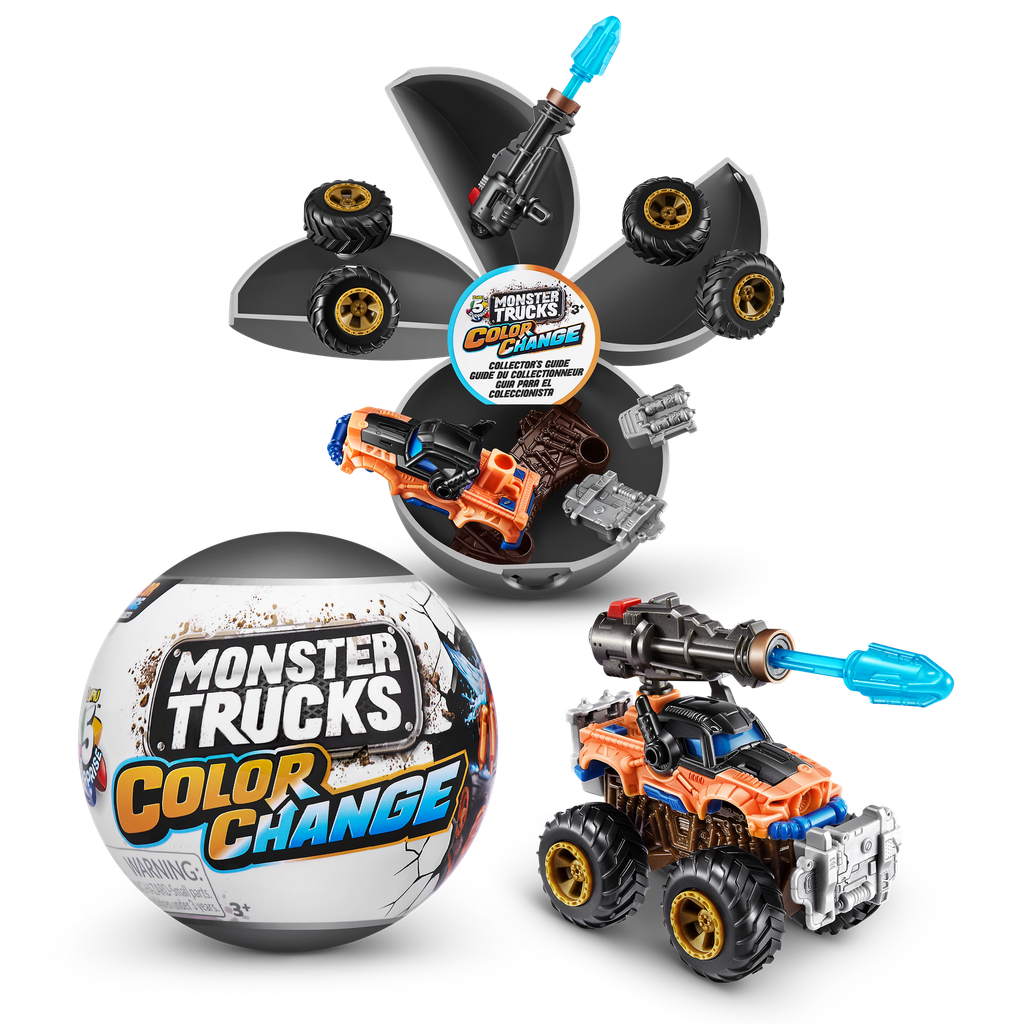 5 Surprise - Monster Trucks Color Change