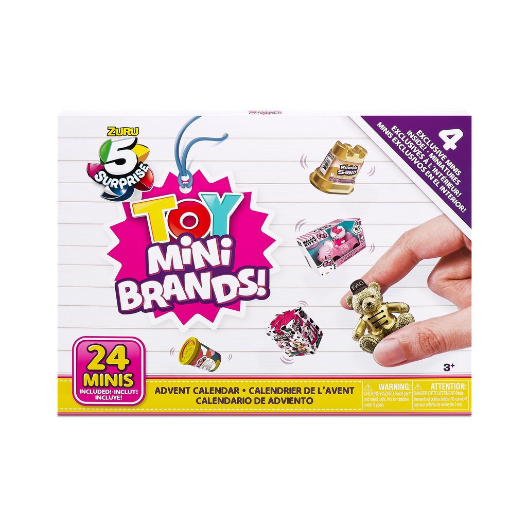 Toy Mini Brands Limited Edition Advent Calendar with 4 Exclusive Minis