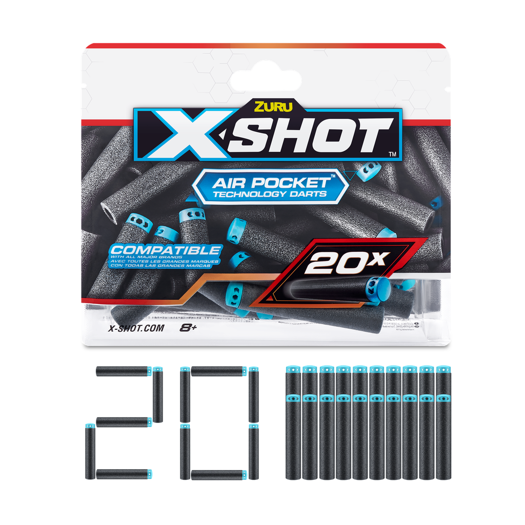 X-Shot Excel Darts Refill Pack (20 Darts) 