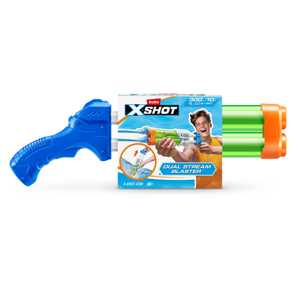 X-SHOT WATER-WATER WARFARE-Small Dual Stream Blaster