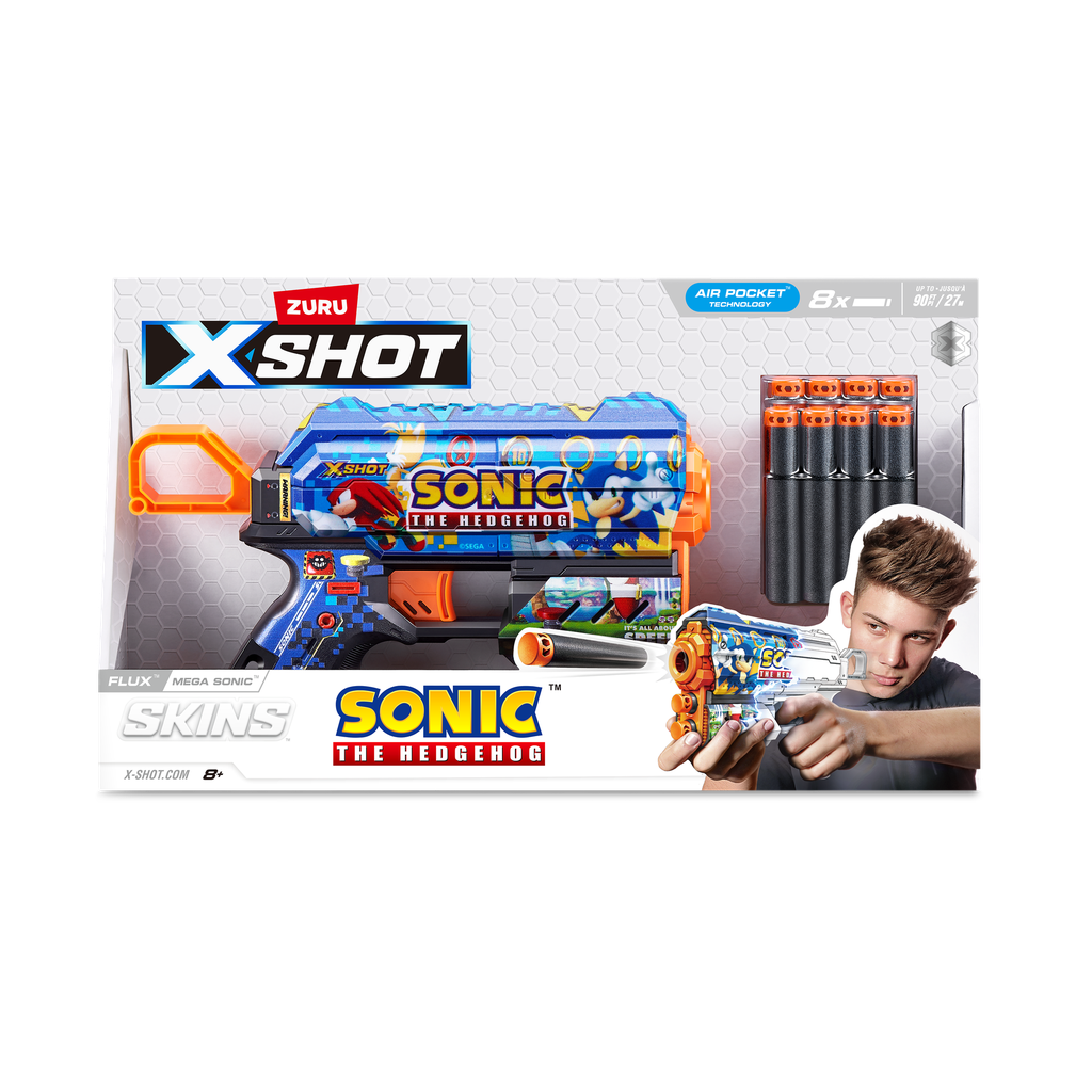 X-SHOT-SKINS-SERIES 1 FLUX Sonic(8 Darts)