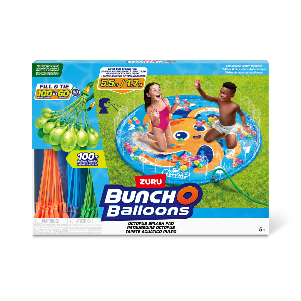 BUNCH O BALLOONS-ACCESSORIES-Octopus Splash Pad With 3PKBOB 