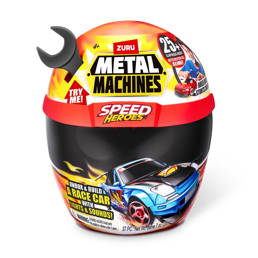 Metal Machines-Speed Heroes - Helmet Playset