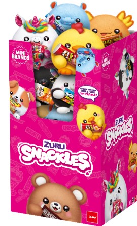 SNACKLES -S1 PLUSH MEDIUM,16pcs/Dump Bin