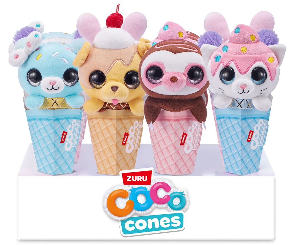 COCO CONES-SWEET-CONE PLUSH,S1,CONE,SQ