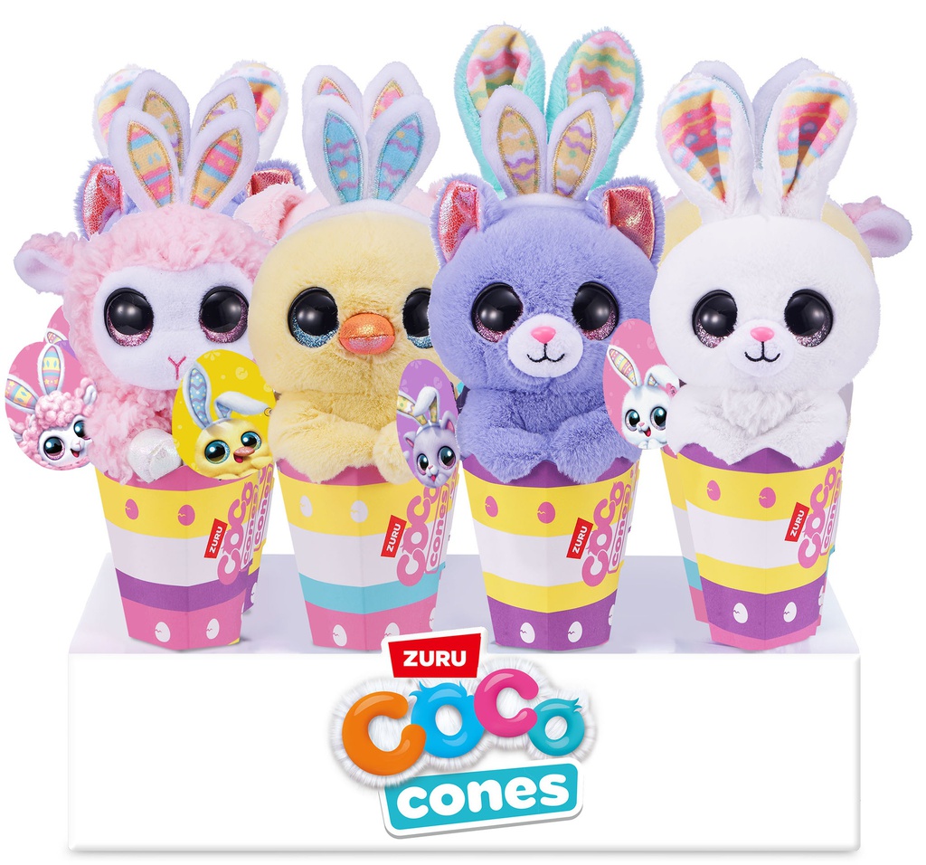 COCO CONES-EASTER-CONE PLUSH,S1,CONE,SQ,