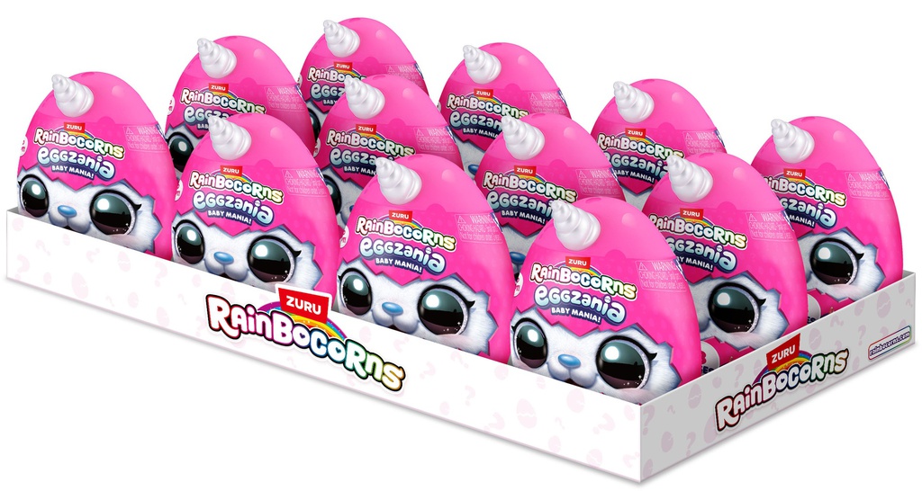 RAINBOCORNS-EGGZANIA-PLUSH SOFT MINI,S1,