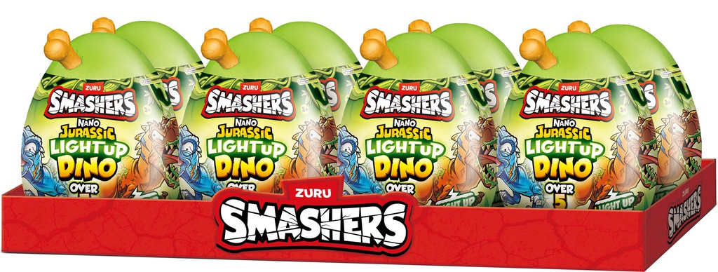 SMASHERS-JURASSIC-NANO EGG,S1,SHRINK WRAP