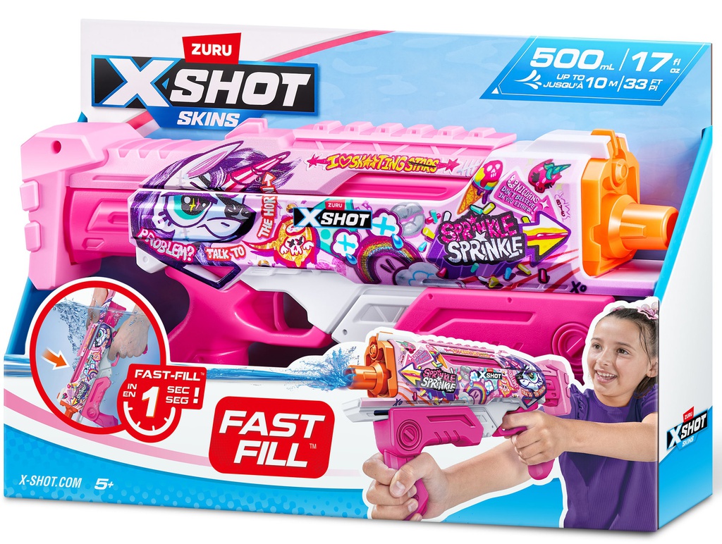 XSHOT WATER-FAST FILL SKINS-HYPERLOAD,S1