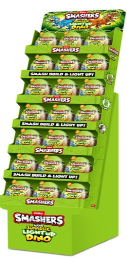 Smashers Jurassic Nano Egg,S1(21pcs) Sidekick