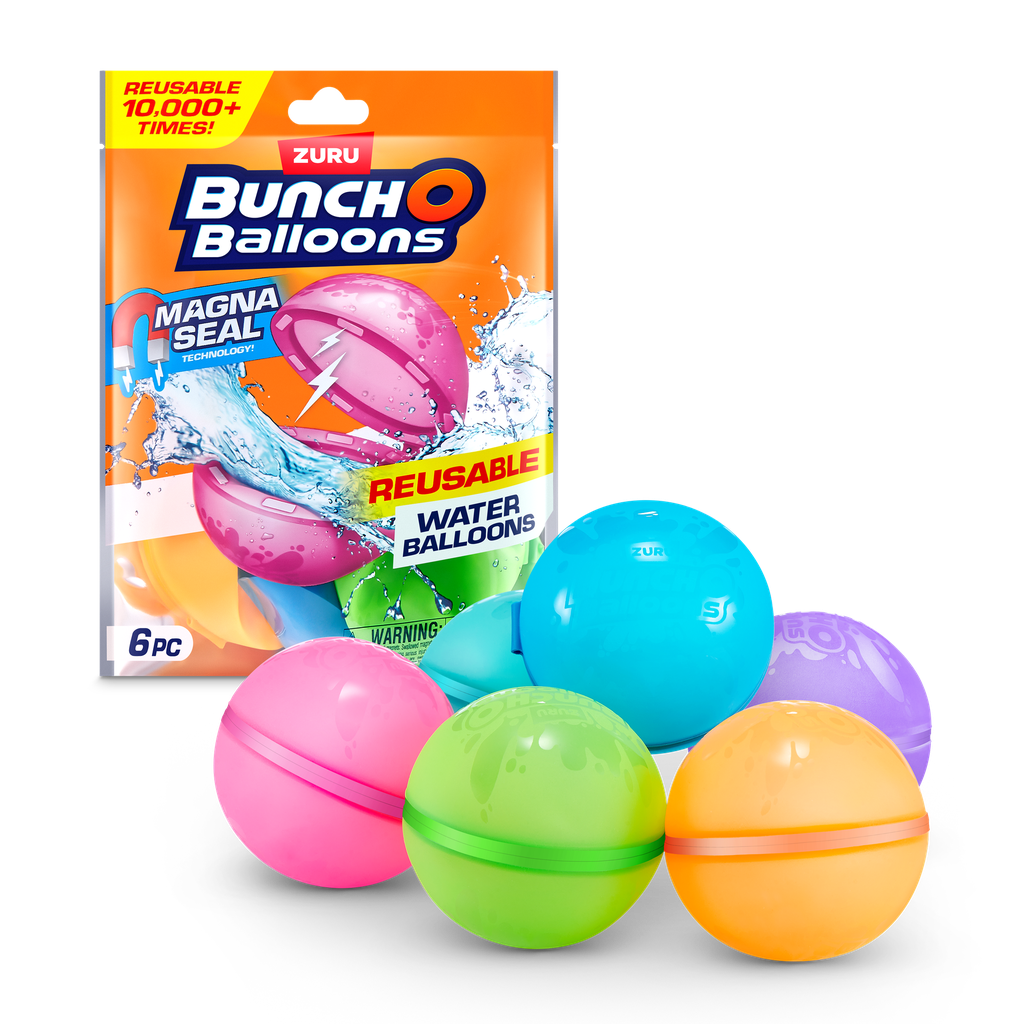 Bunch O Balloons-Reusable Water Balloons 6PK