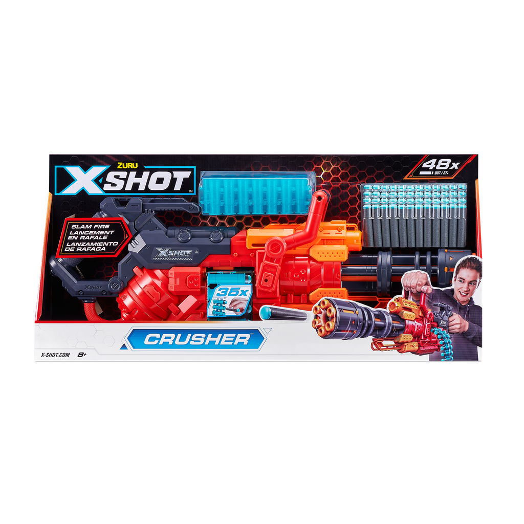 XSHOT Excel Crusher Foam Dart Blaster (48 darts)