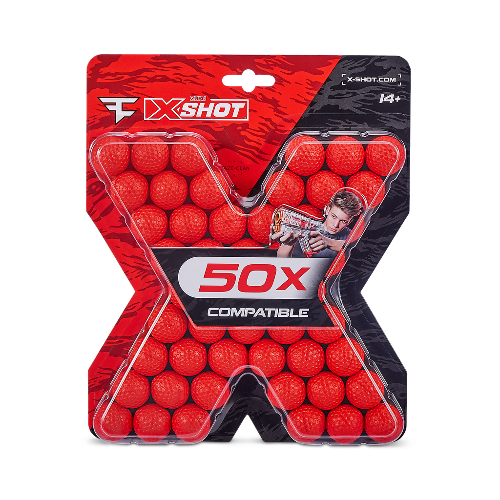 X-Shot FaZe Blaster Refill Pack (50 Rounds) 