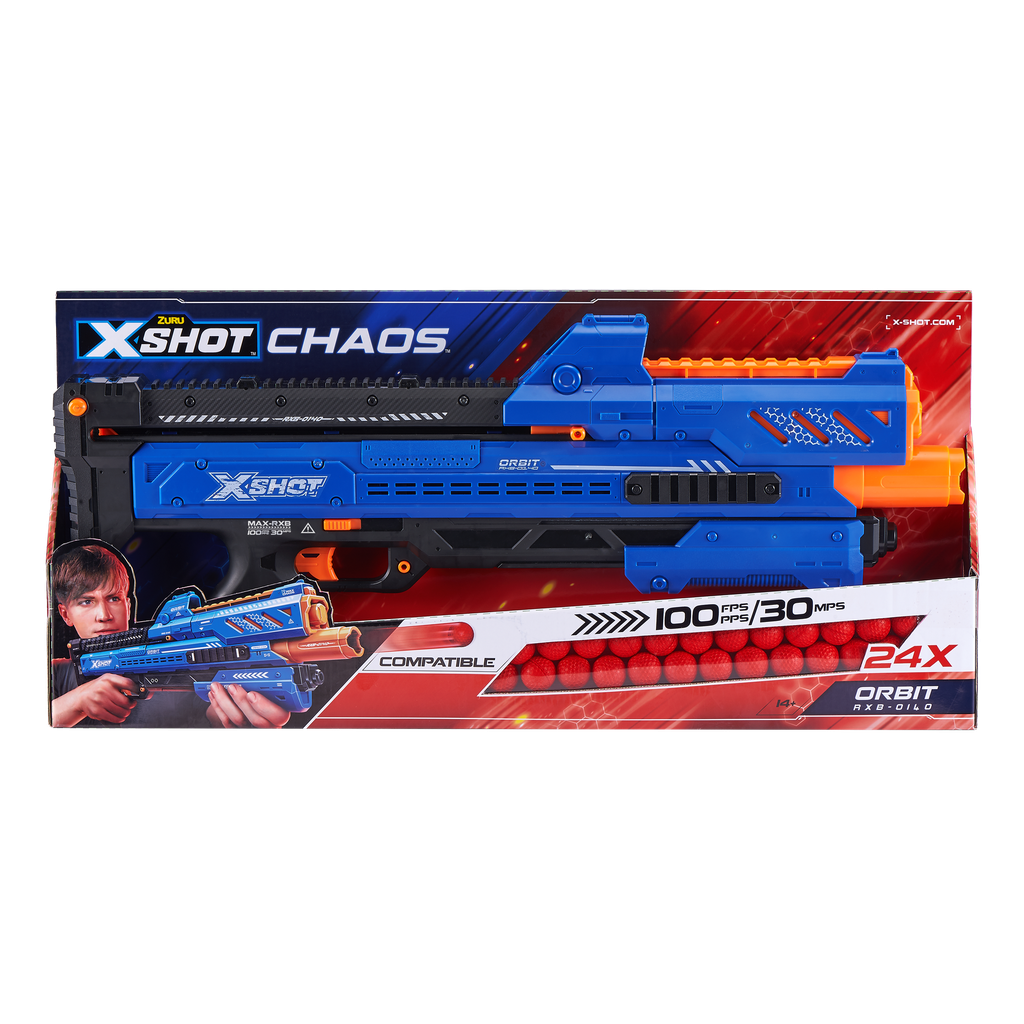 X-Shot Chaos Orbit Round Blaster (24 Rounds) 