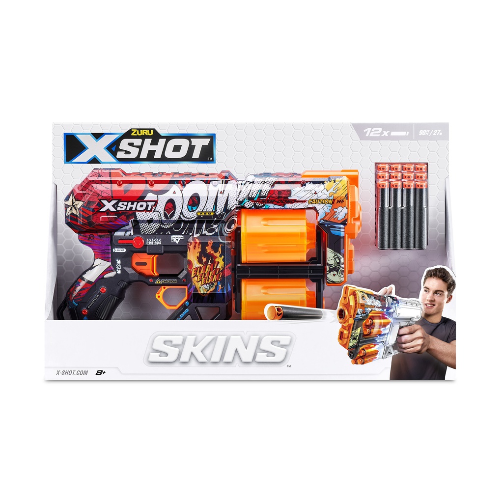 XSHOT skins dread dart blaster (12 darts)