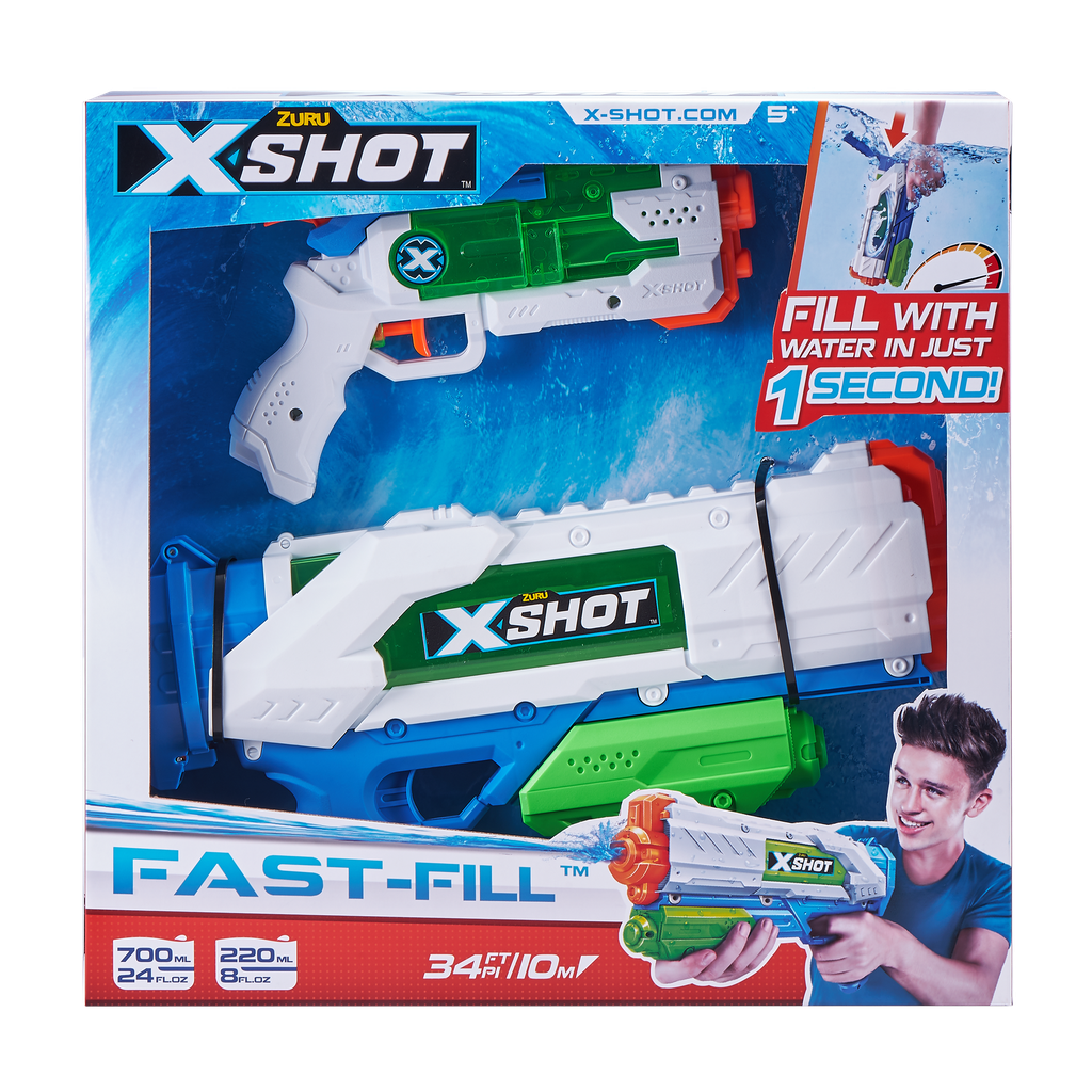 X-Shot Water Warfare Fast Fill Blaster Combo Pack