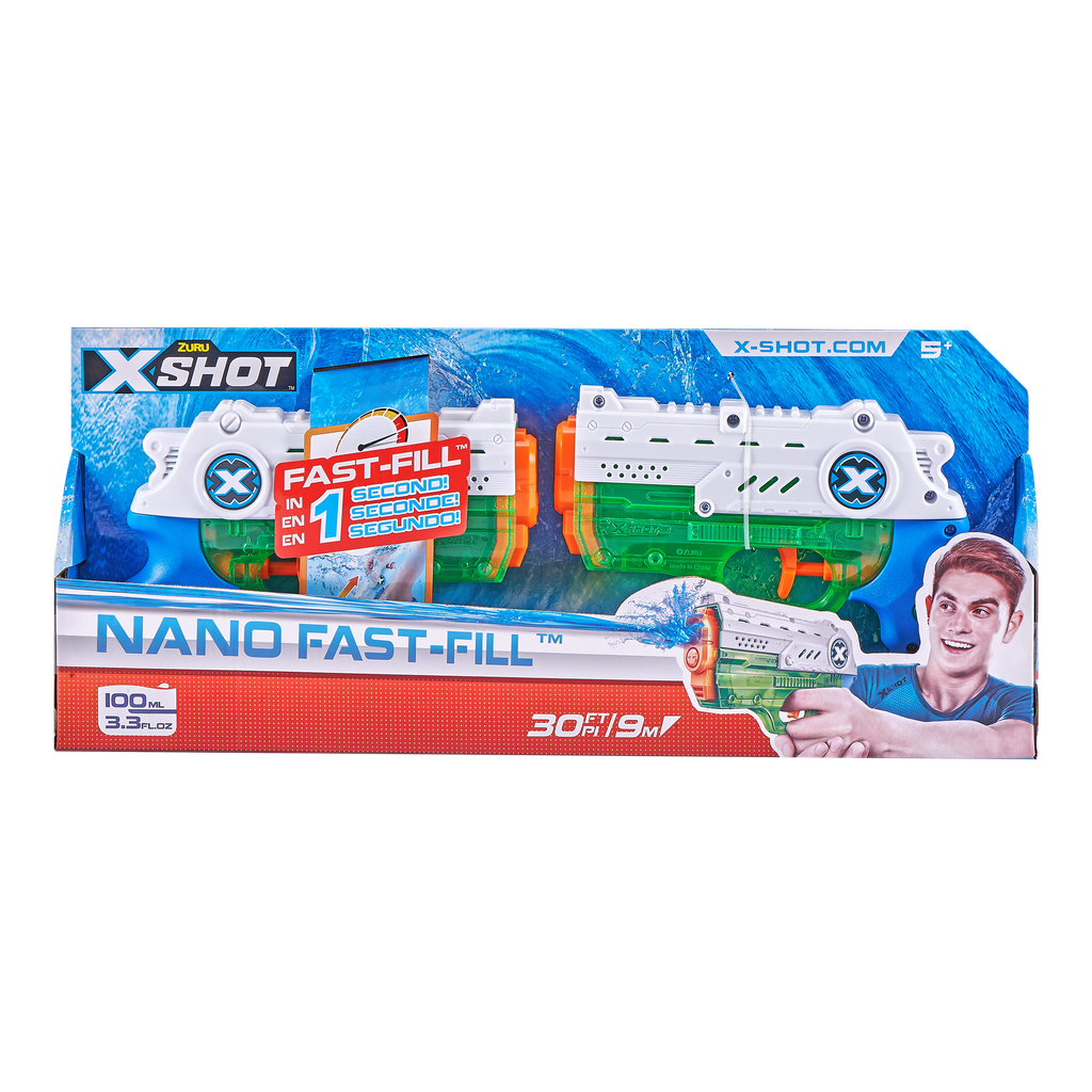 X-Shot Water Nano Fast Fill Double Pack