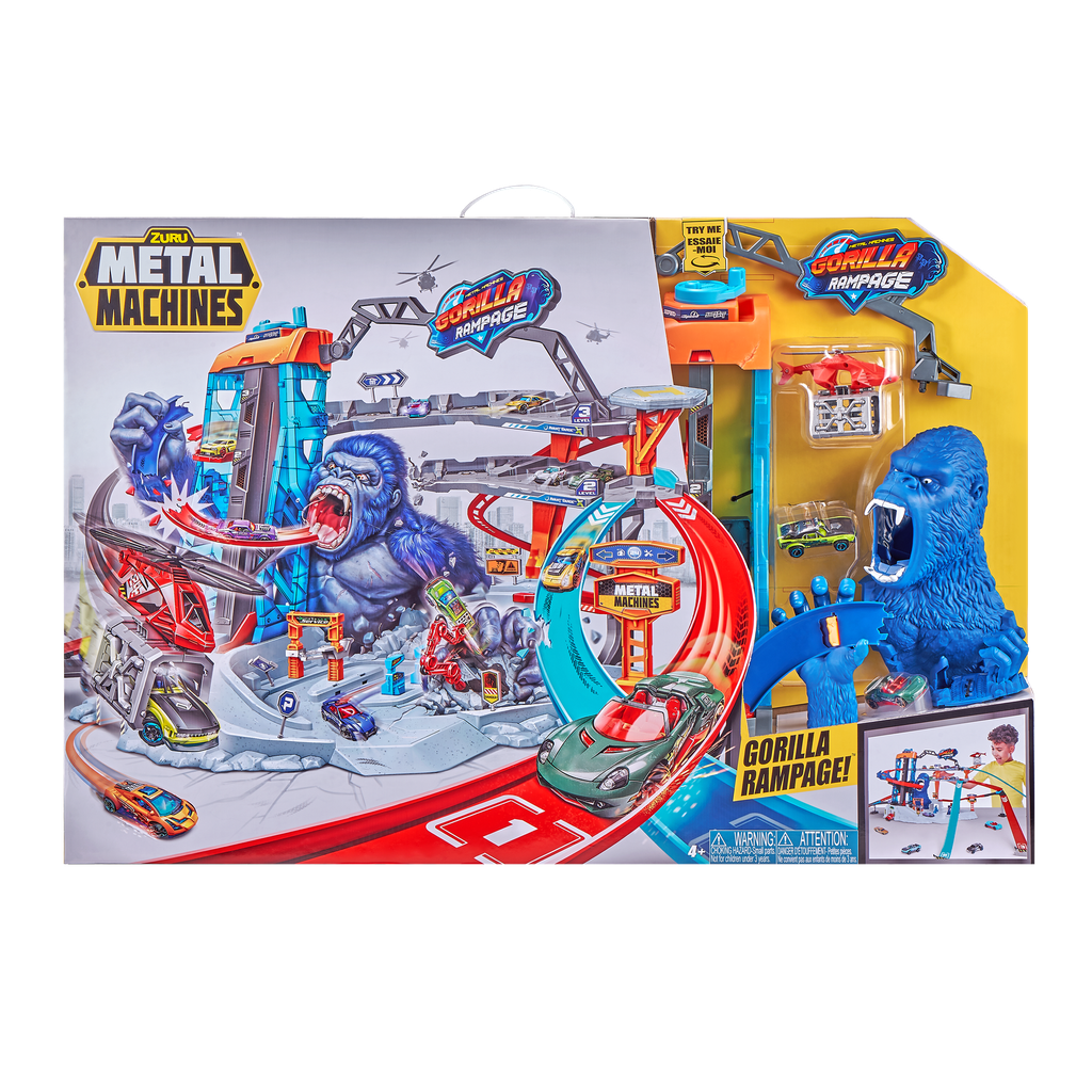 Metal Machines Gorilla Rampage Garage Playset 