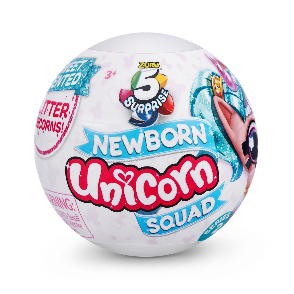 
5 surprise unicorn squad series 5 newborn unicorn mystery collectible capsule 