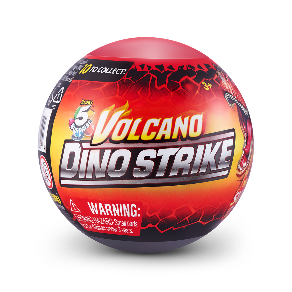 ZURU 5 SURPRISE Dino Strike Volcano Series 4 Mystery Collectible Capsule 