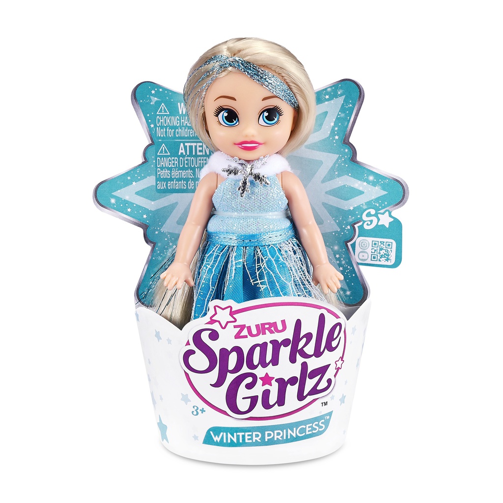 Sparkle Girlz - Cupcake Puppe Winterprinzessin