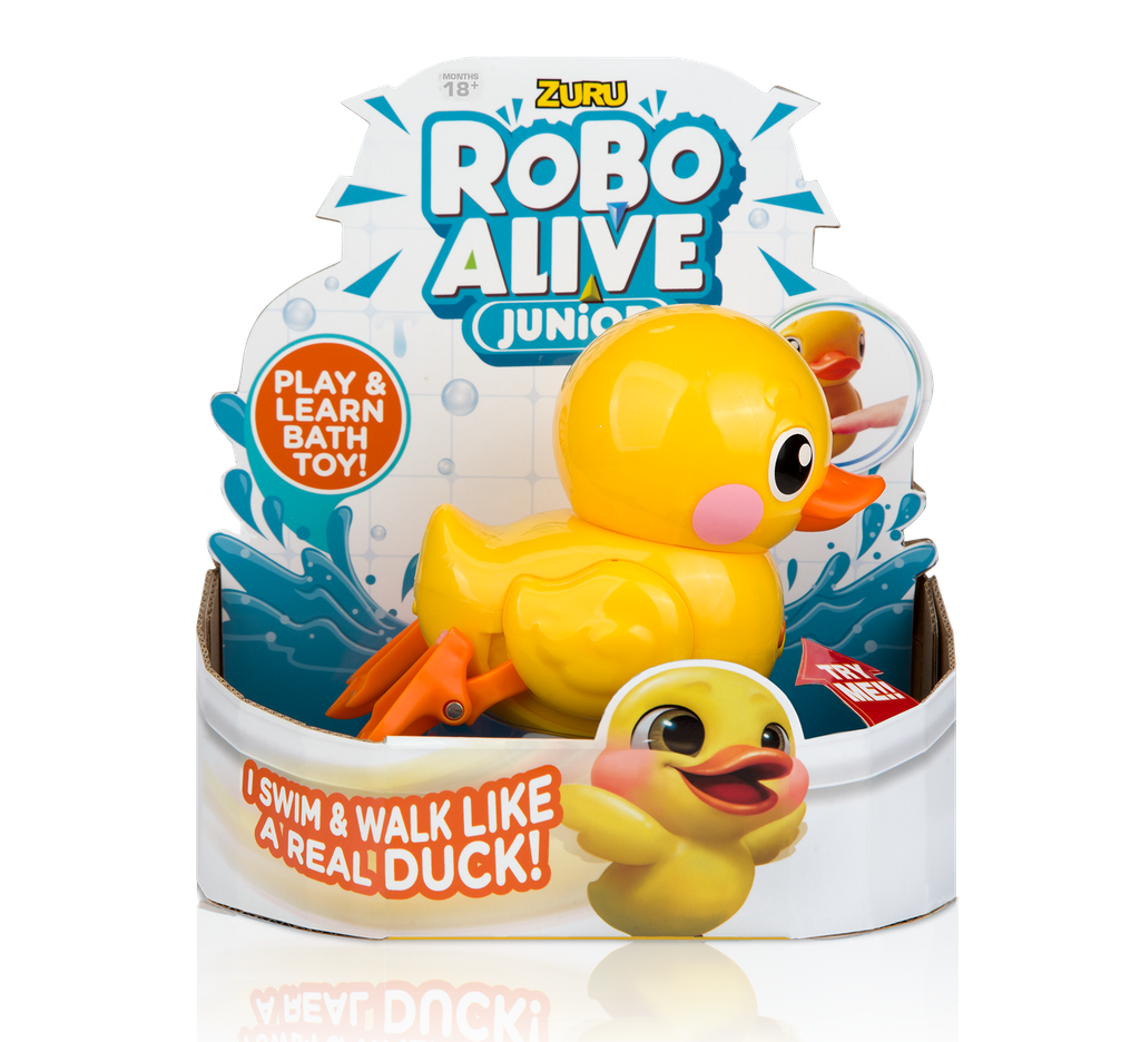 Robo Alive Junior Little Duck Battery-Powered Bath Toy