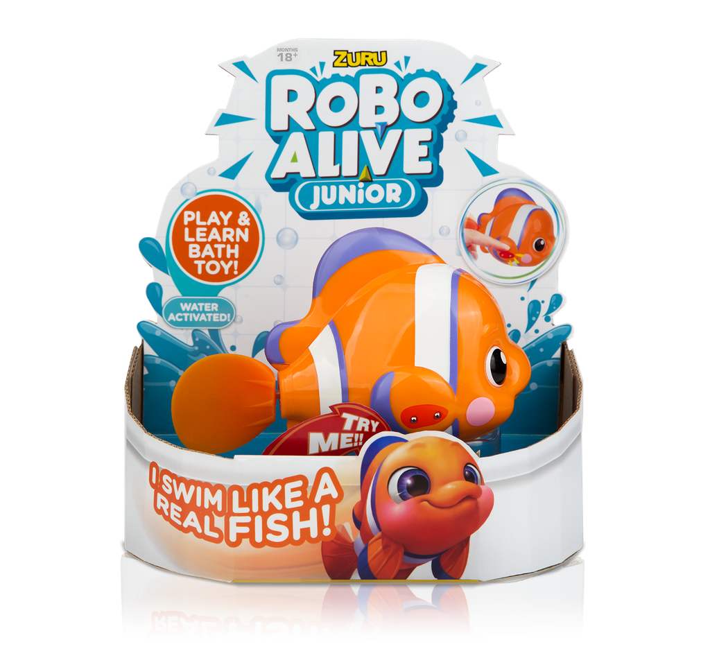 Robo Alive Junior Little Fish Battery-Powered Bath Toy