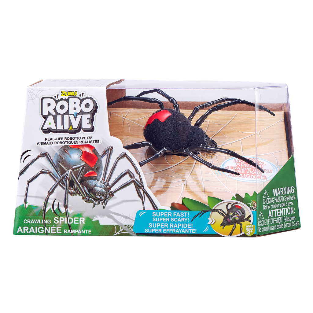 Robo Alive Crawling Spider Battery-Powered Robotic Toy