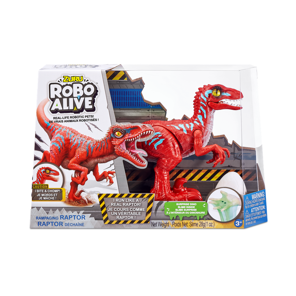 Robo Alive Rampaging Raptor Dinosaur Toy 