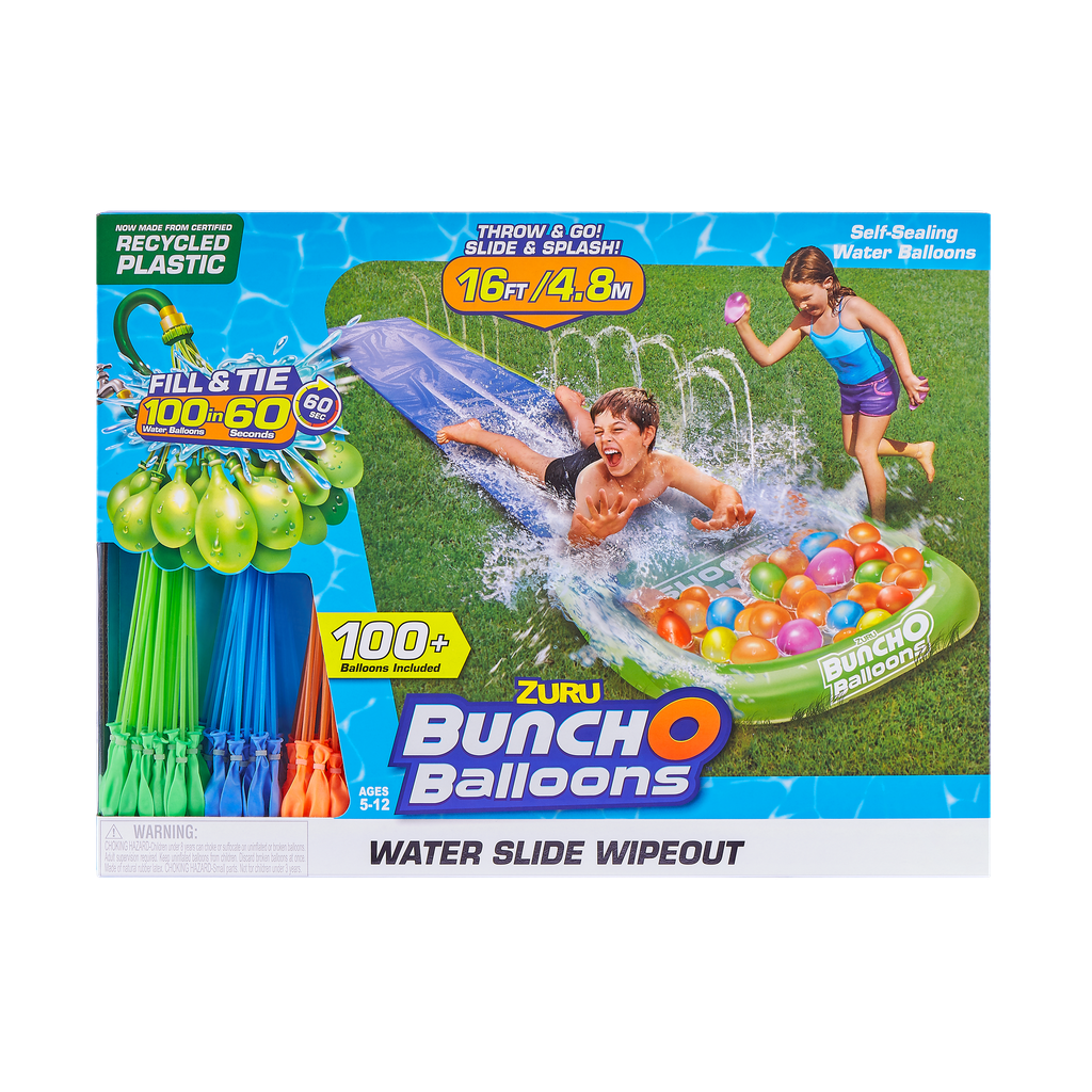 Bunch O Balloons Water Slide Wipeout (1x Lane)