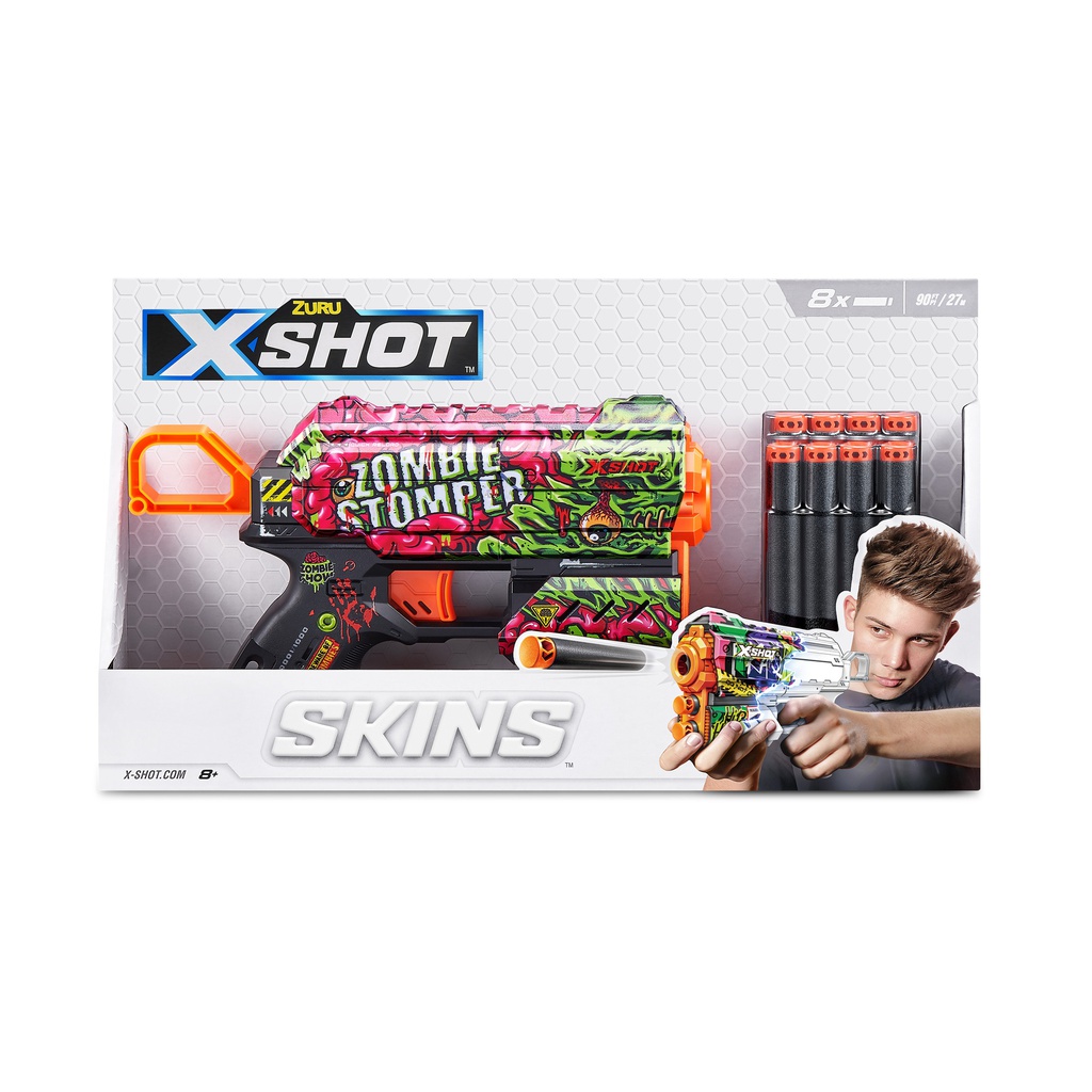 X-Shot - Skins Flux Blaster mit Darts