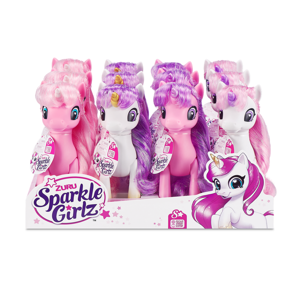 STAT ZURU 100374TQ1 Sparkle Girlz - Einhorn mit Mähne Groß