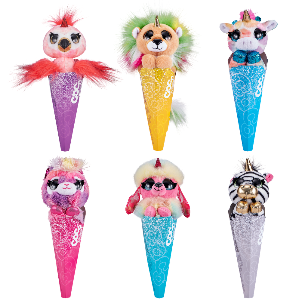 COCO Surprise Fantasy series 1 Plush Toys with Baby Collectible Surprise in Cone by