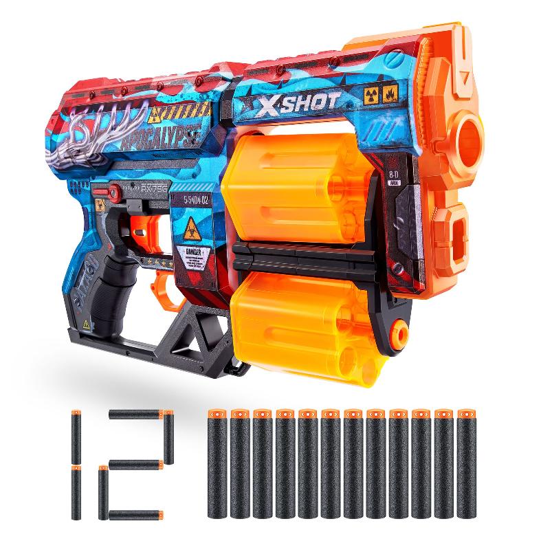 ZURU 36517G X-Shot - Skins Dread Blaster Apocalypse mit Darts