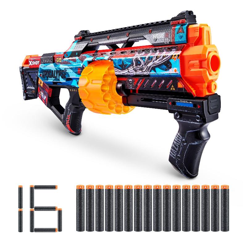 ZURU 36518D X-Shot - Skins Last Stand Blaster Apocalypse mit Darts