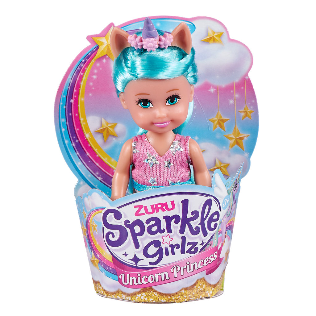 Sparkle Girlz Cupcake Unicorn Princess Doll 