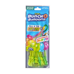 [56479UQ1] Bunch O Balloons Tropical Party 30+ Rapid-Filling Self-Sealing Water Balloons (1 Pack) by ZURU