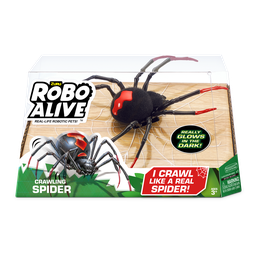 [28912742] Robo Alive Crawling Spider Glow In the Dark Battery-Powered Robotic Toy 