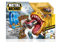 [28142392] ZURU 6702 Metal Machines - Spielset T-Rex Angriff Rennbahn mit Looping + Auto