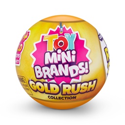 [77270GQ2] 5 Surprise Toy Mini Brands Gold Rush Limited Edition Real Mini Toy Brands Collectable Toy