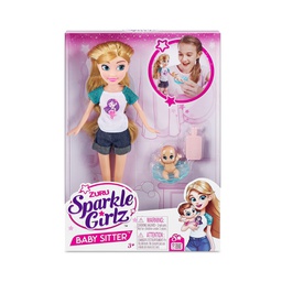 [10064] Sparkle Girlz Babysitter Doll Set